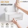 Nyarra Vacuum Suction Shower Caddy for Bathroom Hanging