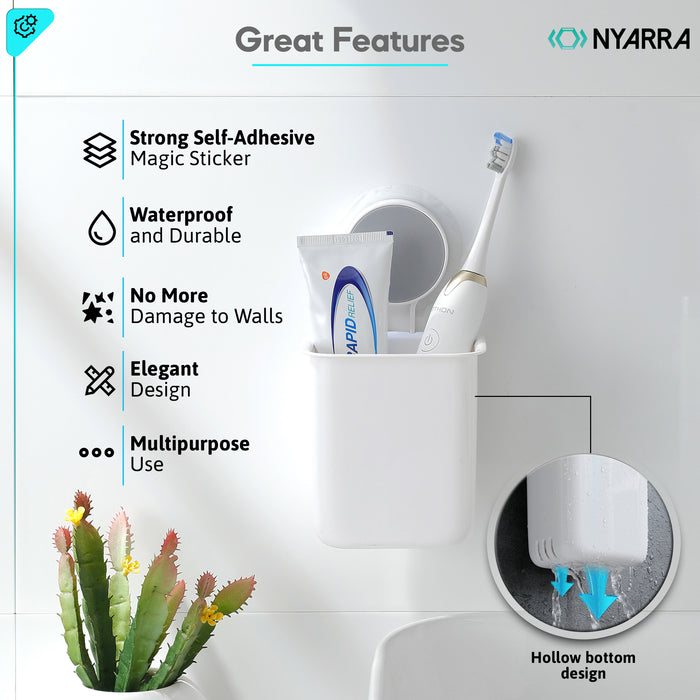 Self Adhesive Toothbrush Storage Box [NR-1358]