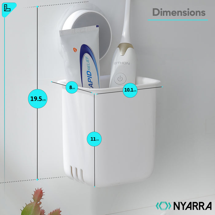 Self Adhesive Toothbrush Storage Box [NR-1358]