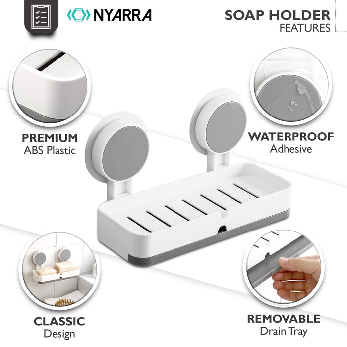 Self Adhesive Large Soap Holder [NR-1335]