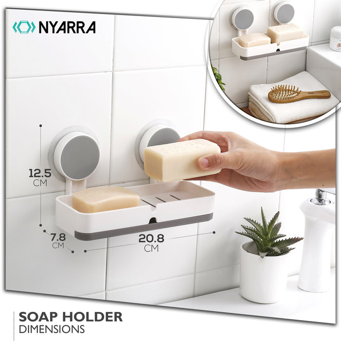 Self Adhesive Large Soap Holder [NR-1335]